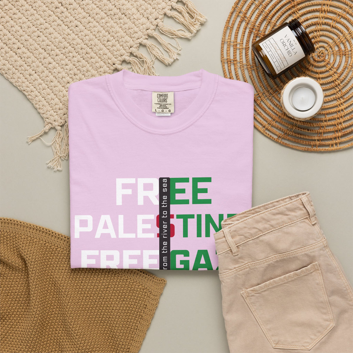 Free Palestine Free Gaza T-Shirt — Political Solidarity Tee