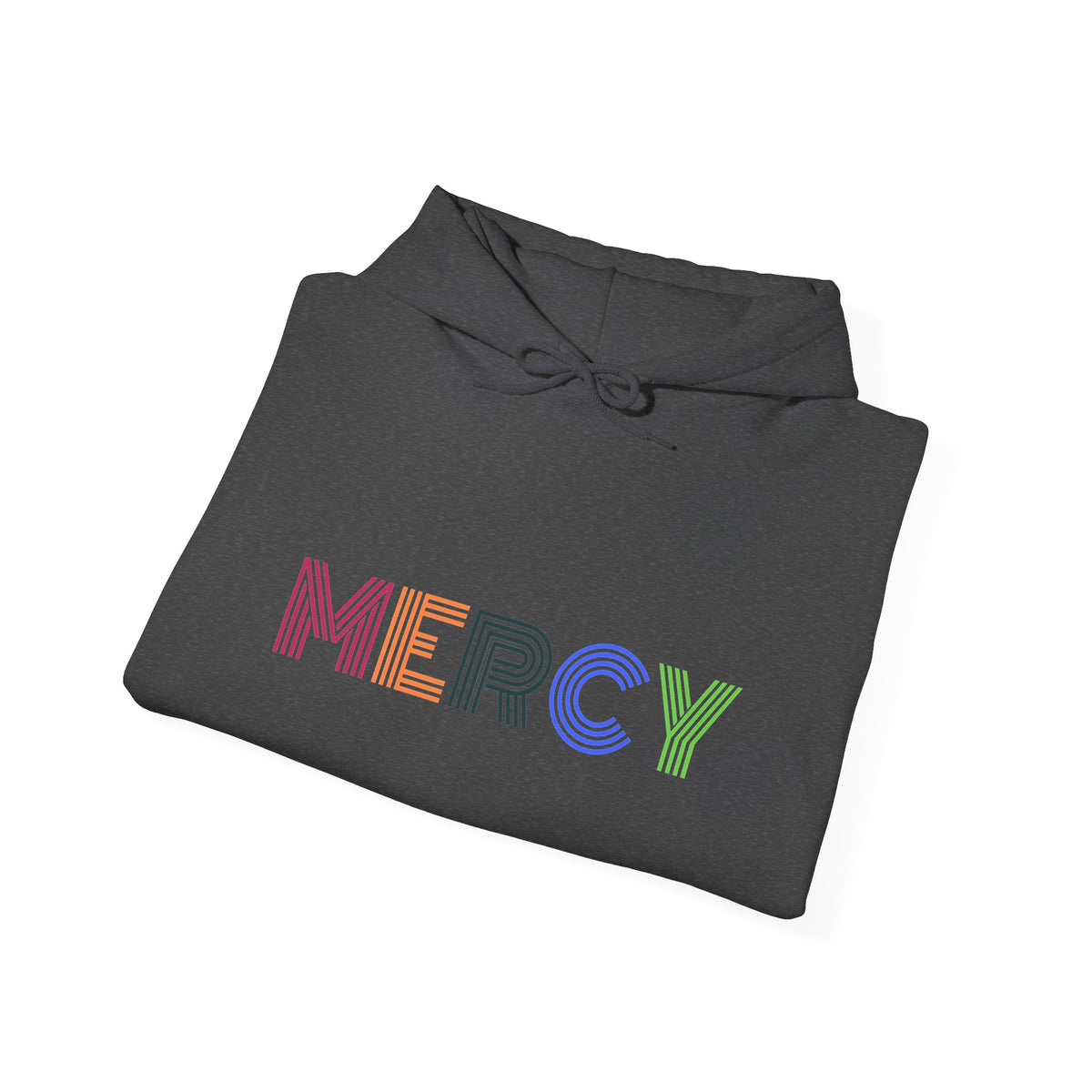 Mercy Hoodie — Colorful Mercy Graphic Hooded Sweatshirt