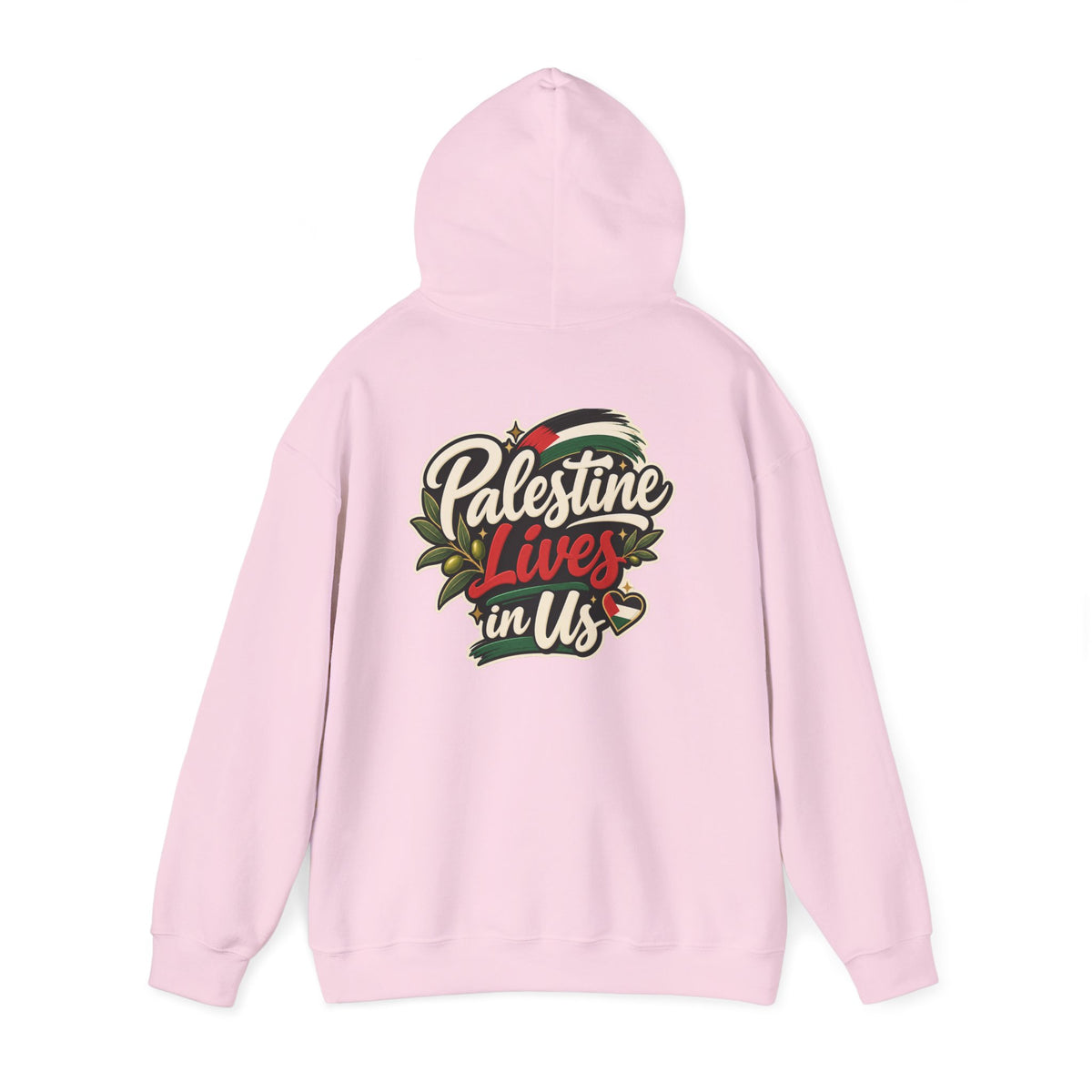 Hoodie — "Palestine Lives in Us" Graphic Hoodie