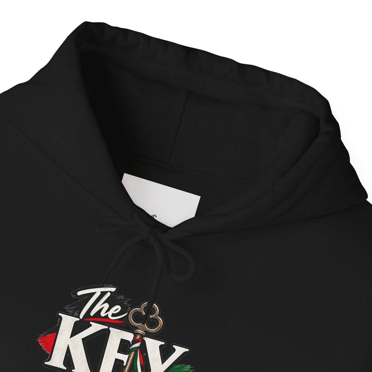 Hoodie — 'The Key Still Fits' Retro Script Logo Pullover