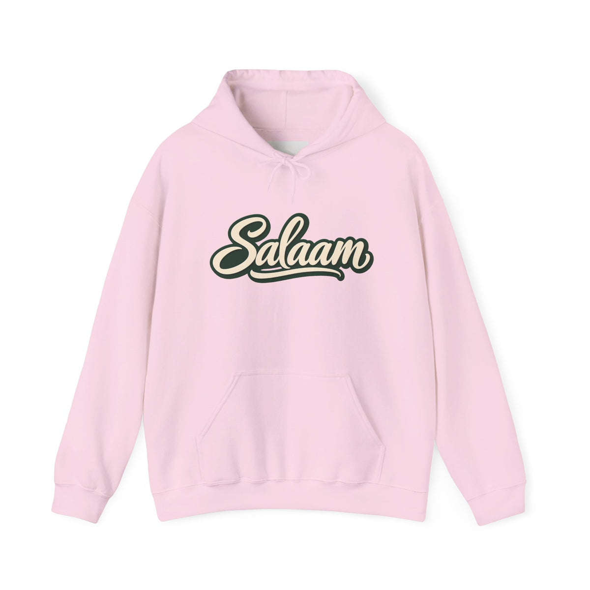Salaam Hoodie — "Carry Peace Wherever You Go" Cozy Islamic Greeting Sweatshirt