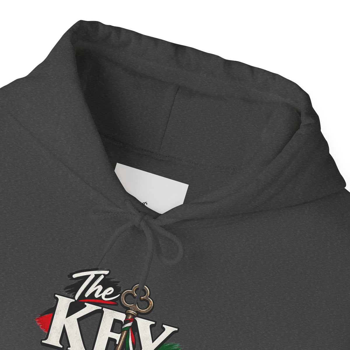 Hoodie — 'The Key Still Fits' Retro Script Logo Pullover