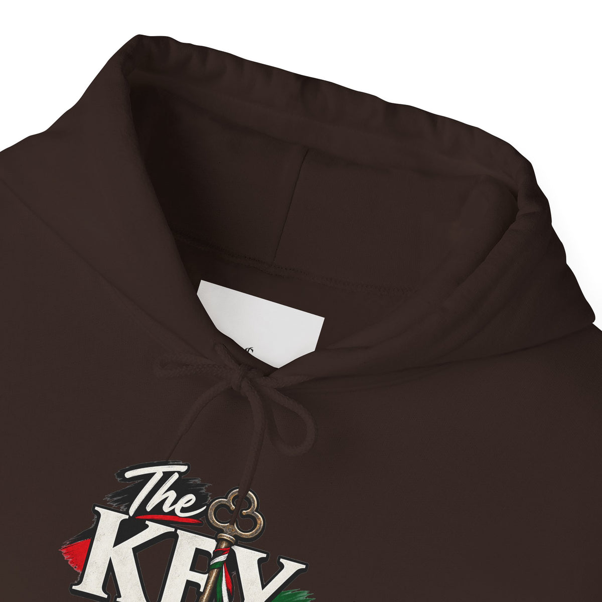 Hoodie — 'The Key Still Fits' Retro Script Logo Pullover