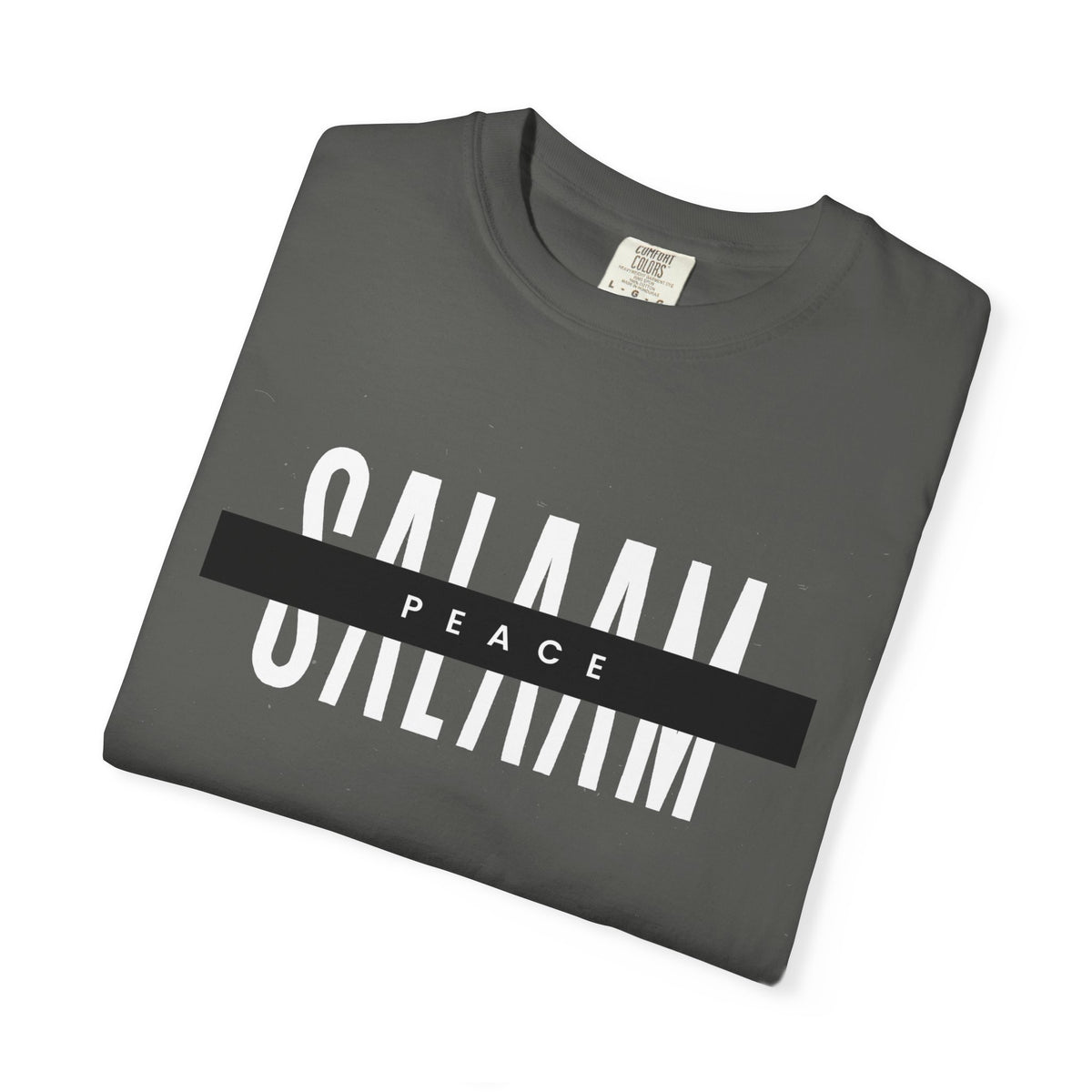 Salaam Peace T-Shirt — Minimal Islamic Greeting Tee