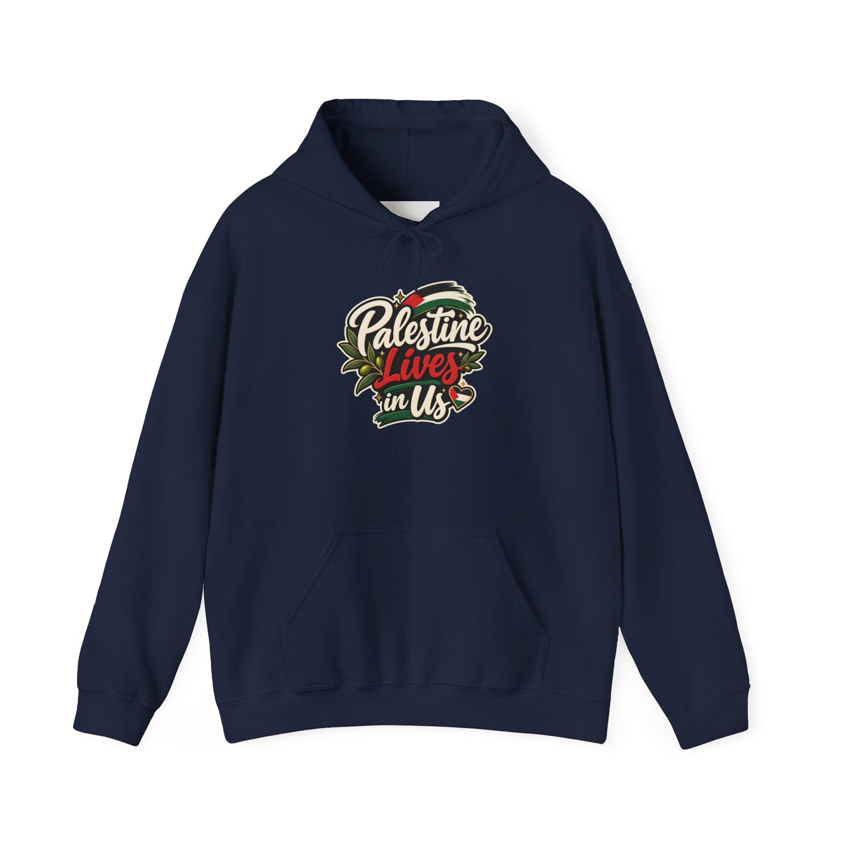Hoodie — "Palestine Lives in Us" Graphic Hoodie