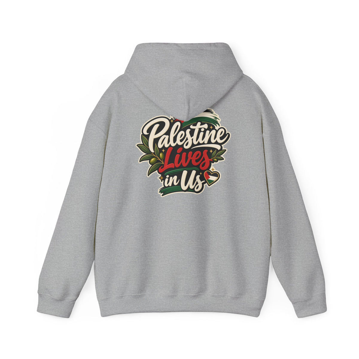 Hoodie — "Palestine Lives in Us" Graphic Hoodie