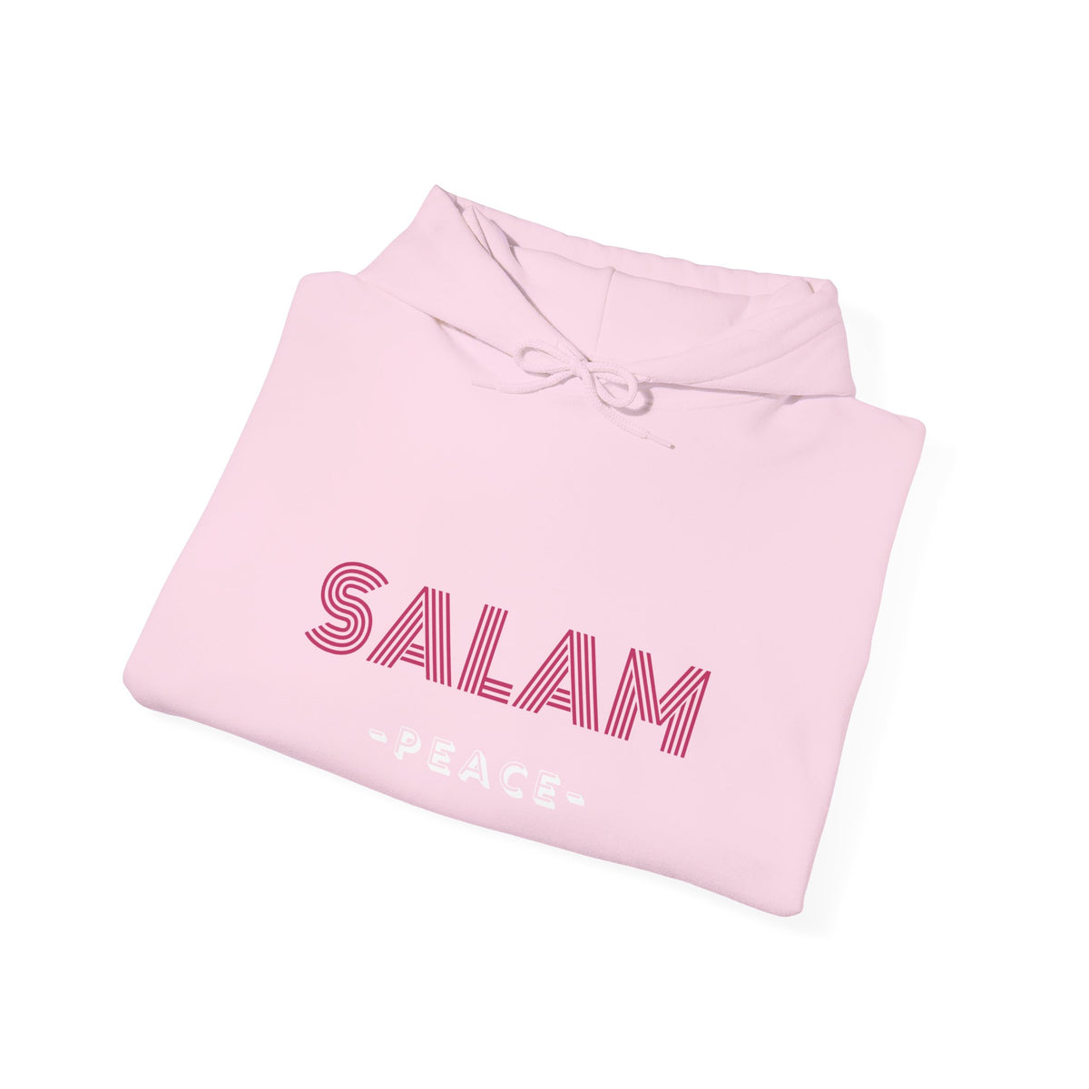 Salam Peace Hoodie — 'SALAM' Typography Peaceful Message Sweatshirt