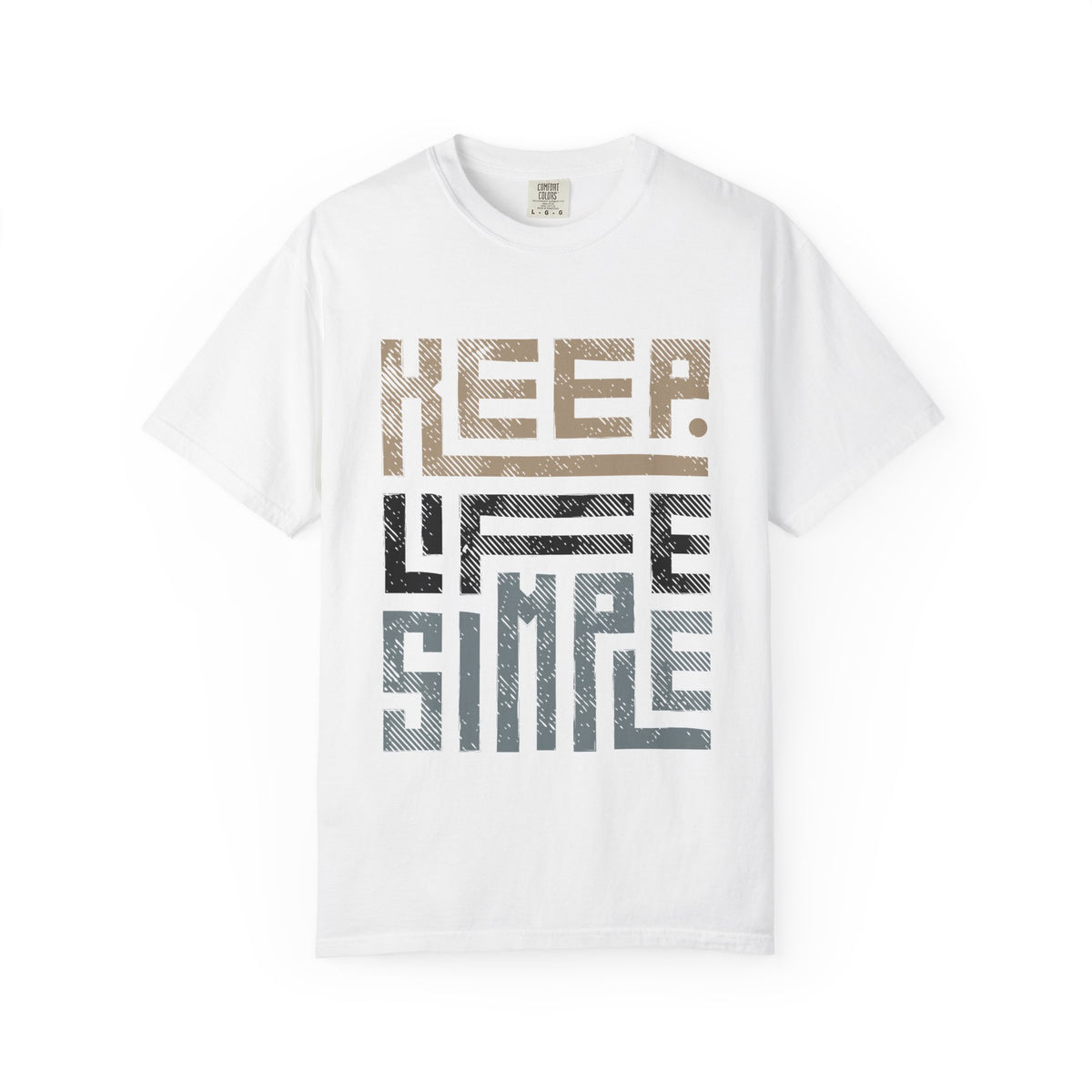 Keep Life Simple T-Shirt — Minimalist Inspirational Graphic Tee
