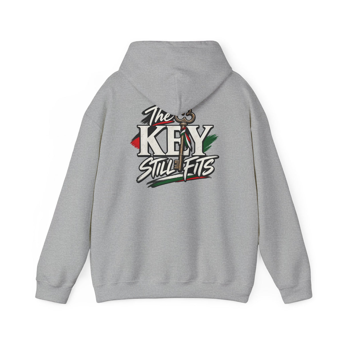 Hoodie — 'The Key Still Fits' Retro Script Logo Pullover