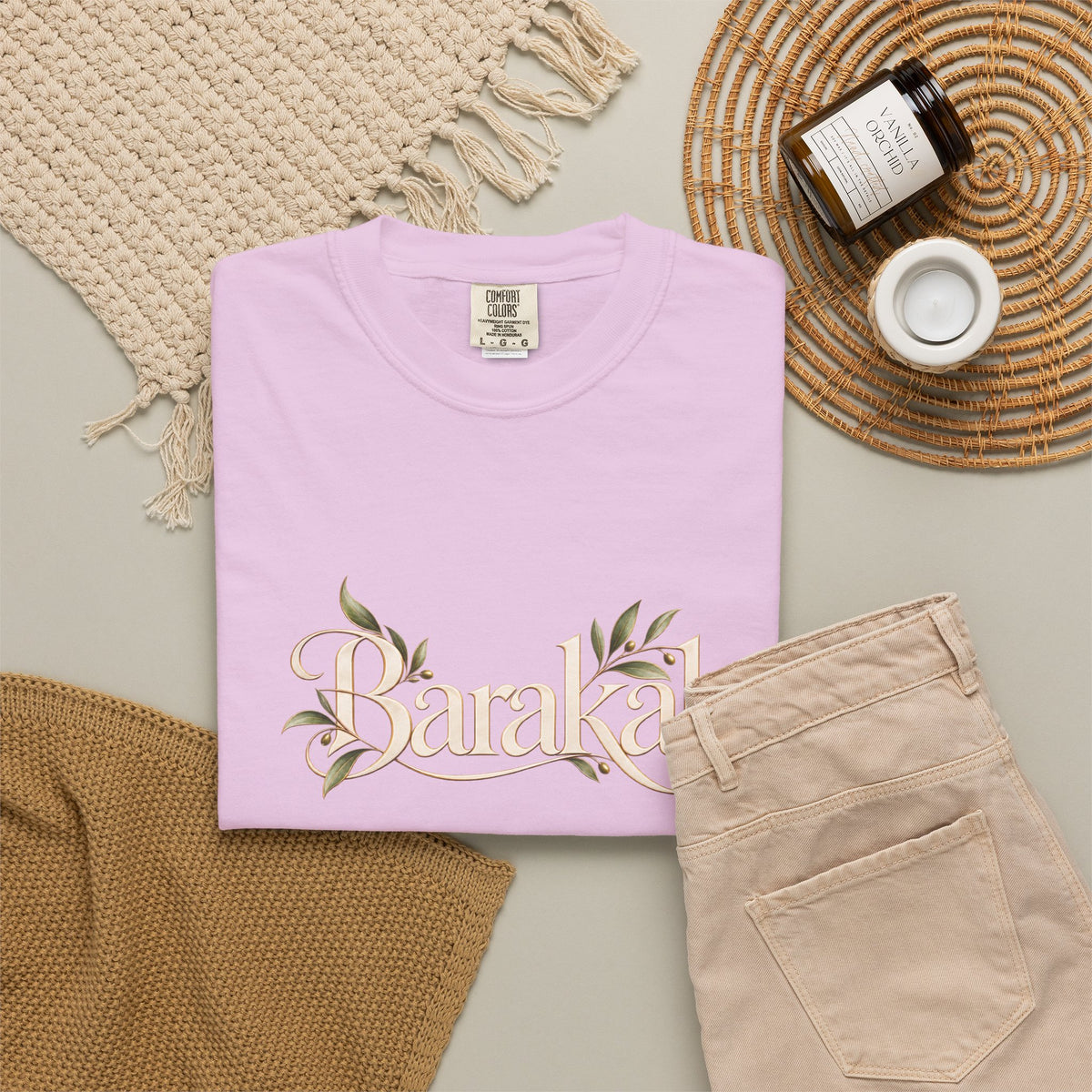 Barakah Floral Script T-Shirt