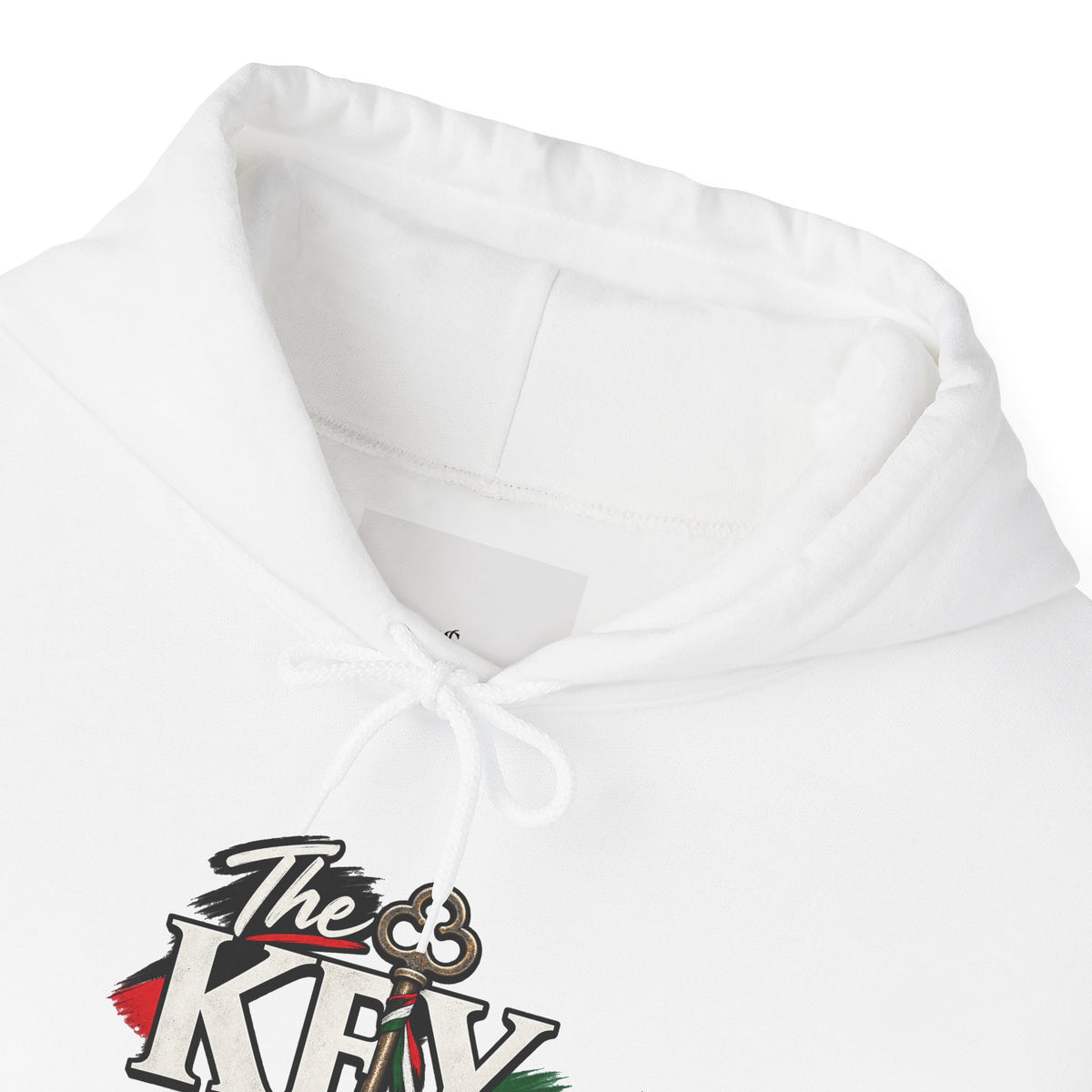 Hoodie — 'The Key Still Fits' Retro Script Logo Pullover