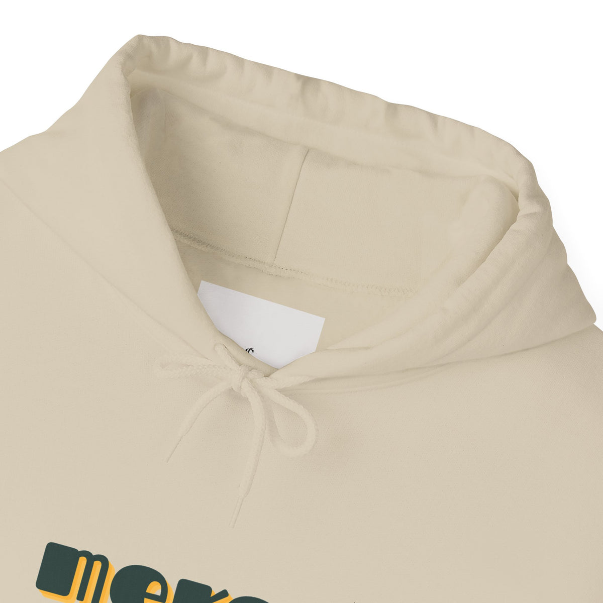 Mercy Retro Text Hoodie — Minimal Spiritual Comfort Sweatshirt