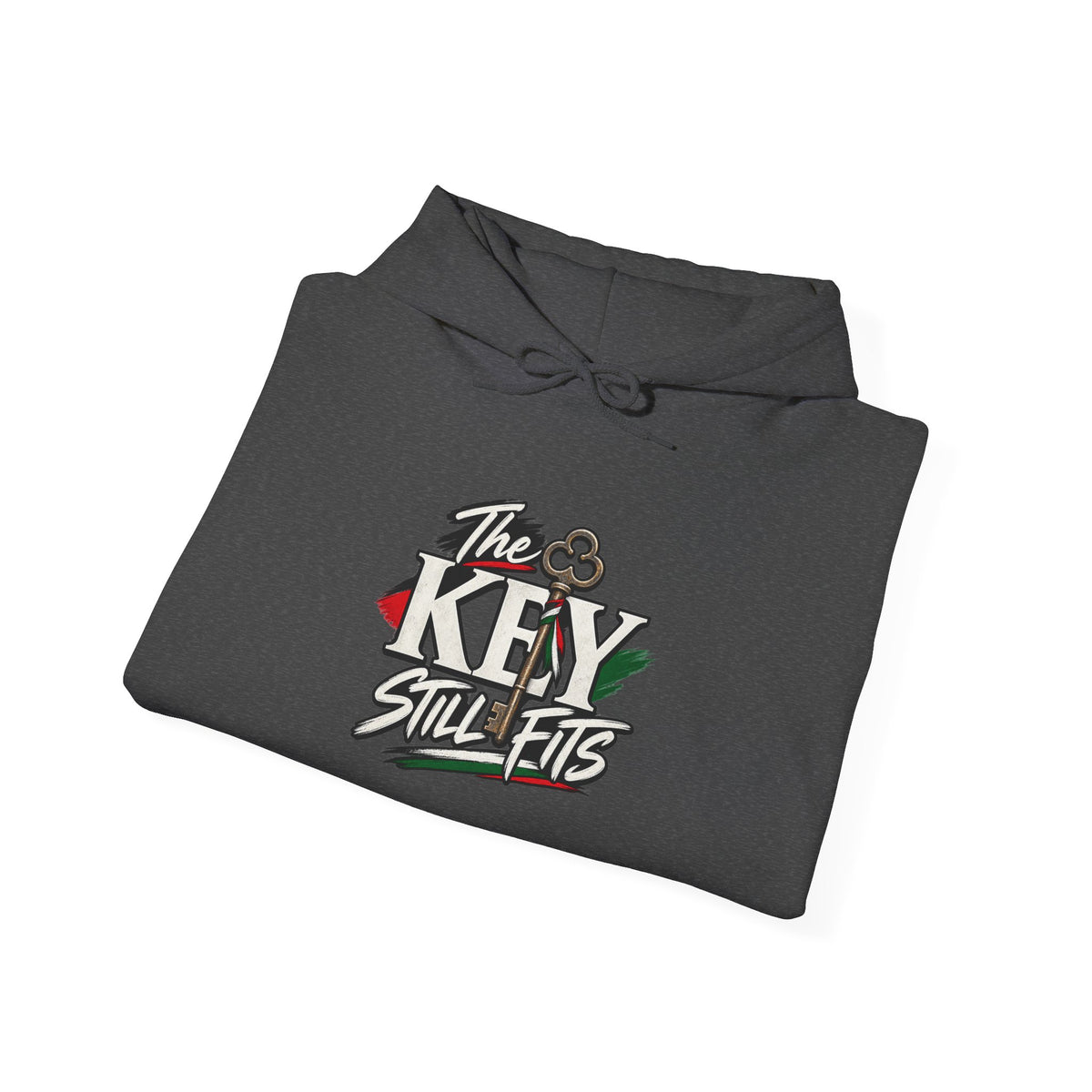 Hoodie — 'The Key Still Fits' Retro Script Logo Pullover