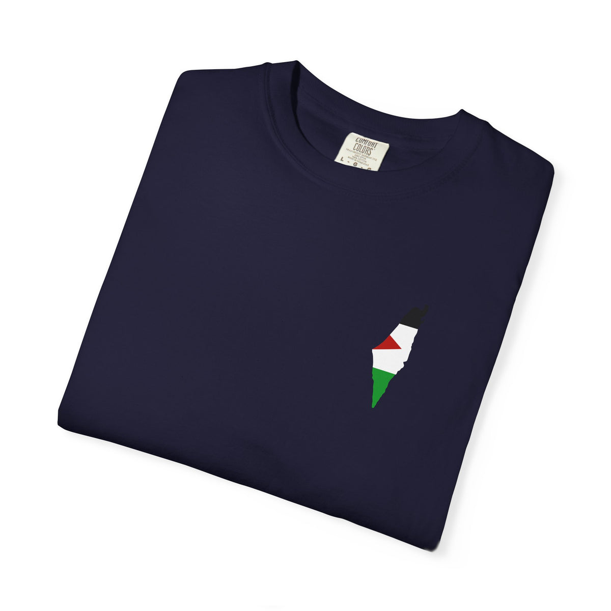 Palestine Map T-Shirt — Minimal Solidarity Tee