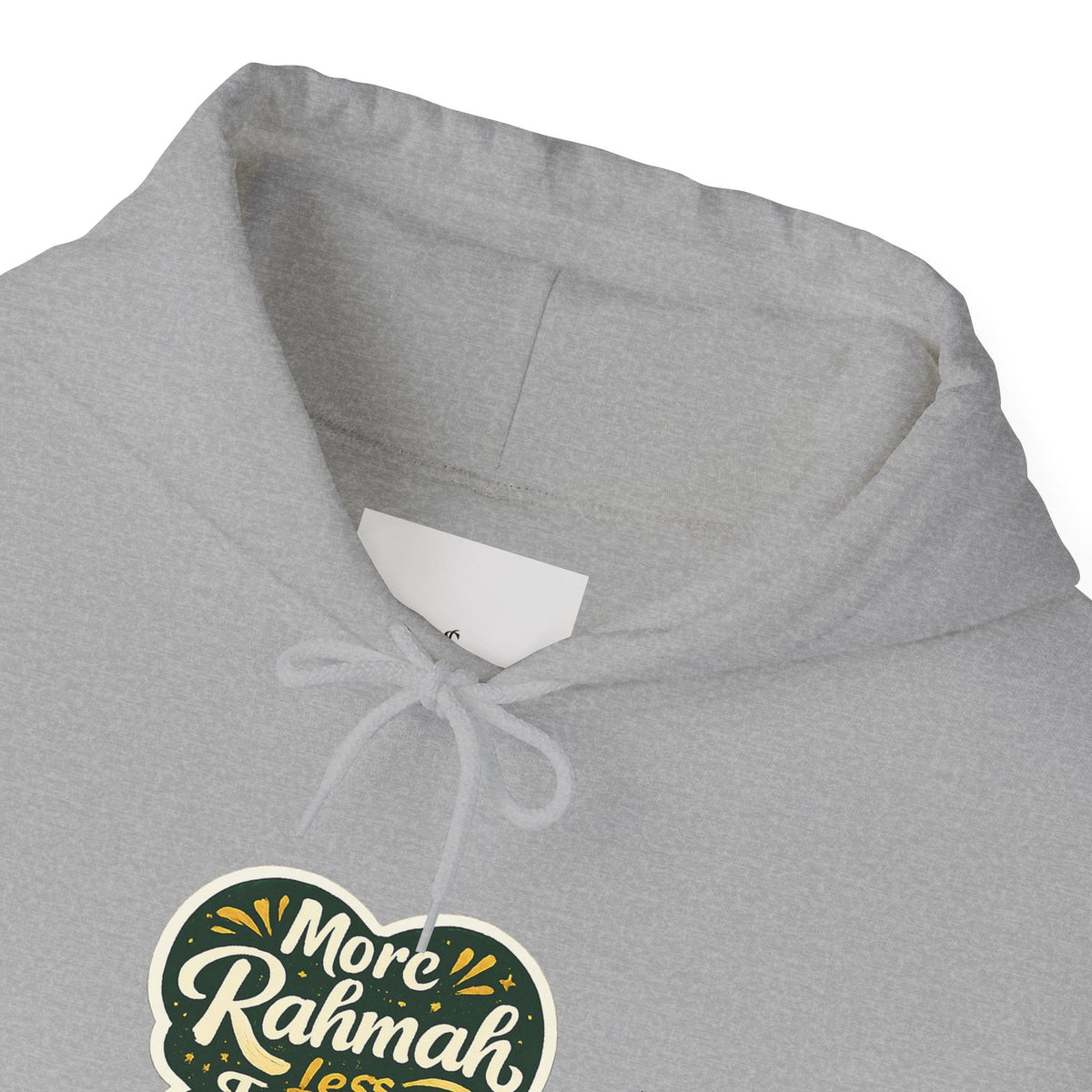 Hoodie — “More Rahmah Less Judgment” Inspirational Islamic Comfort Hoodie