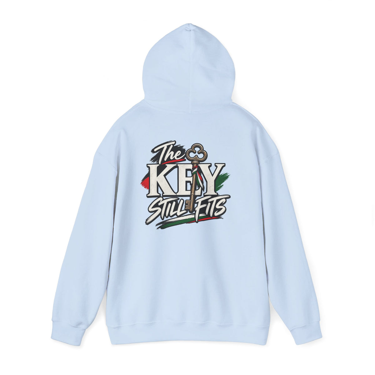 Hoodie — 'The Key Still Fits' Retro Script Logo Pullover
