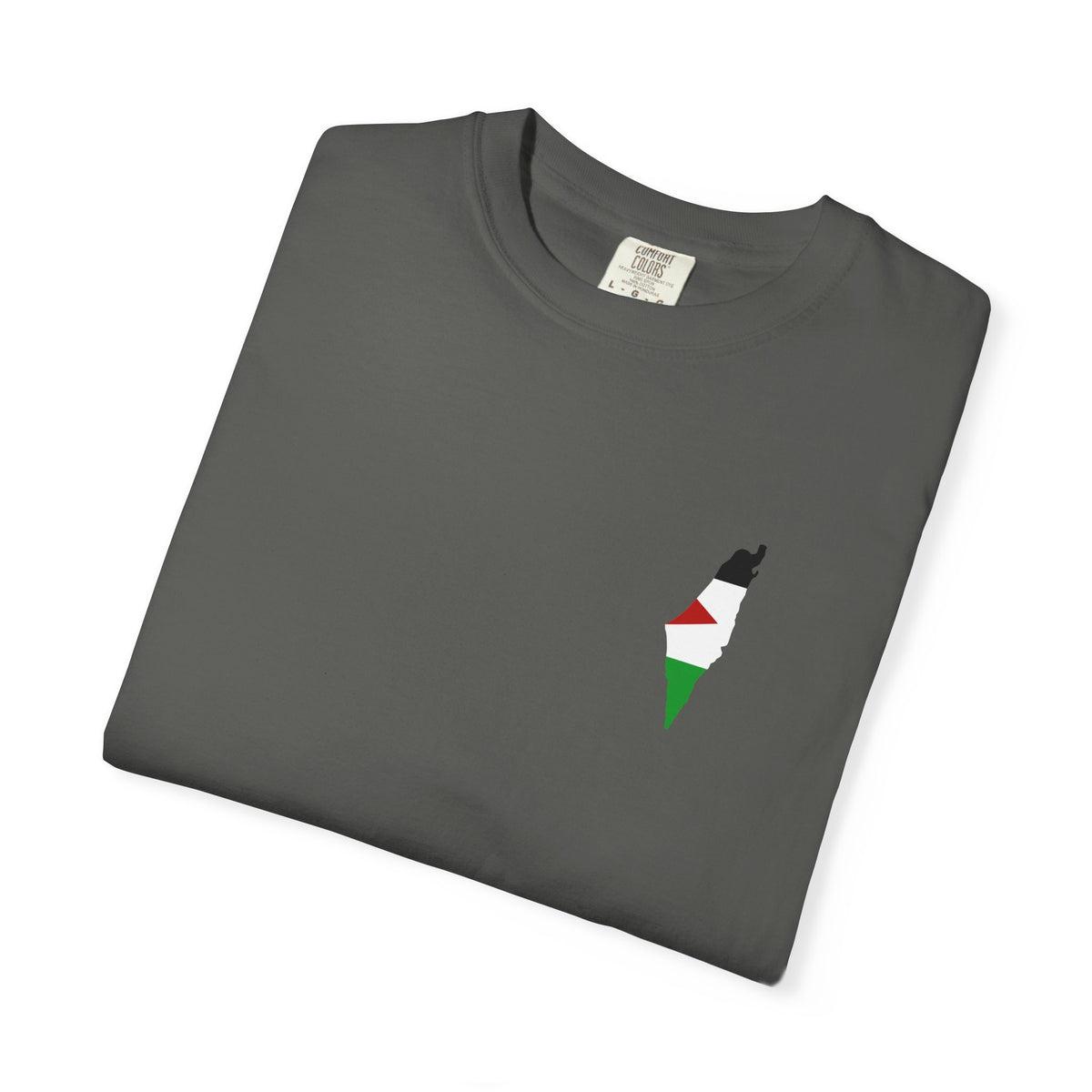 Palestine Map T-Shirt — Minimal Solidarity Tee