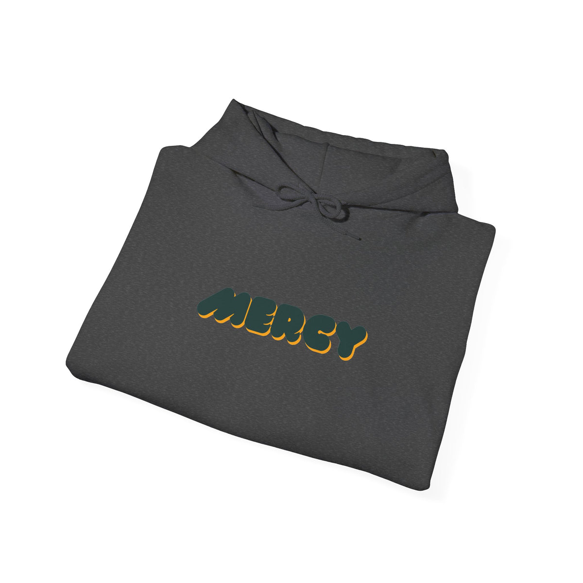 Mercy Retro Bubble Hoodie — Vintage-Inspired Mercy Graphic Sweatshirt