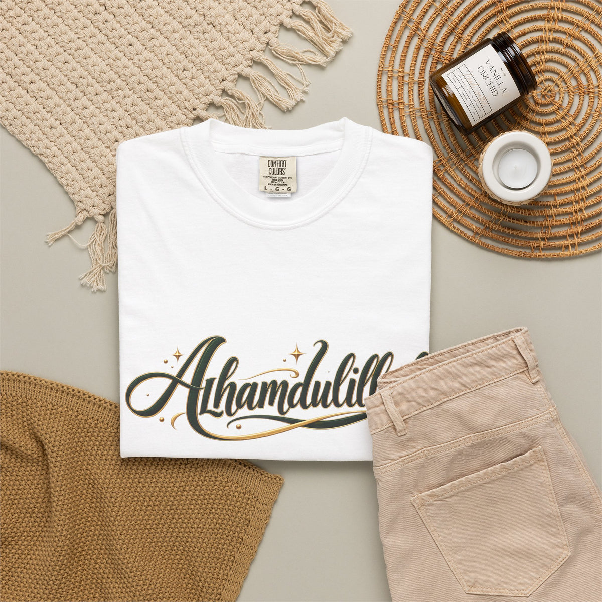 Alhamdulillah Script T-Shirt