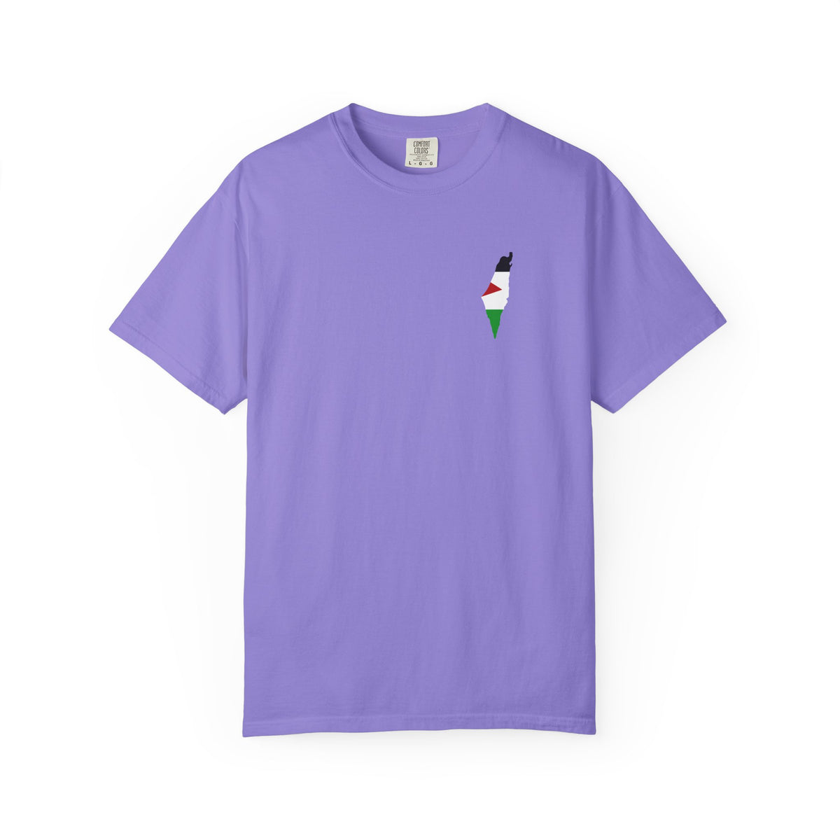 Palestine Map T-Shirt — Minimal Solidarity Tee