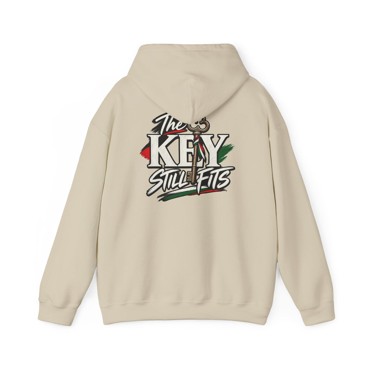 Hoodie — 'The Key Still Fits' Retro Script Logo Pullover
