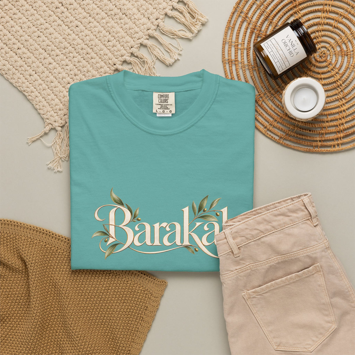 Barakah Floral Script T-Shirt