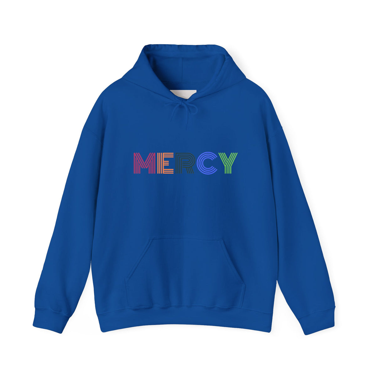 Mercy Hoodie — Colorful Mercy Graphic Hooded Sweatshirt