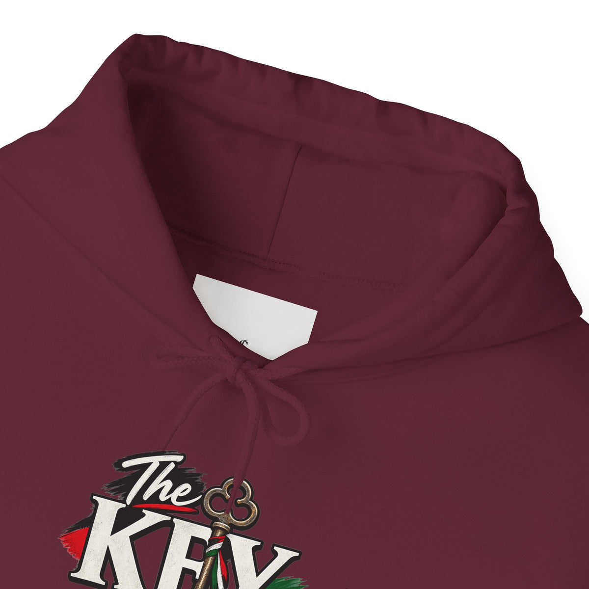 Hoodie — 'The Key Still Fits' Retro Script Logo Pullover