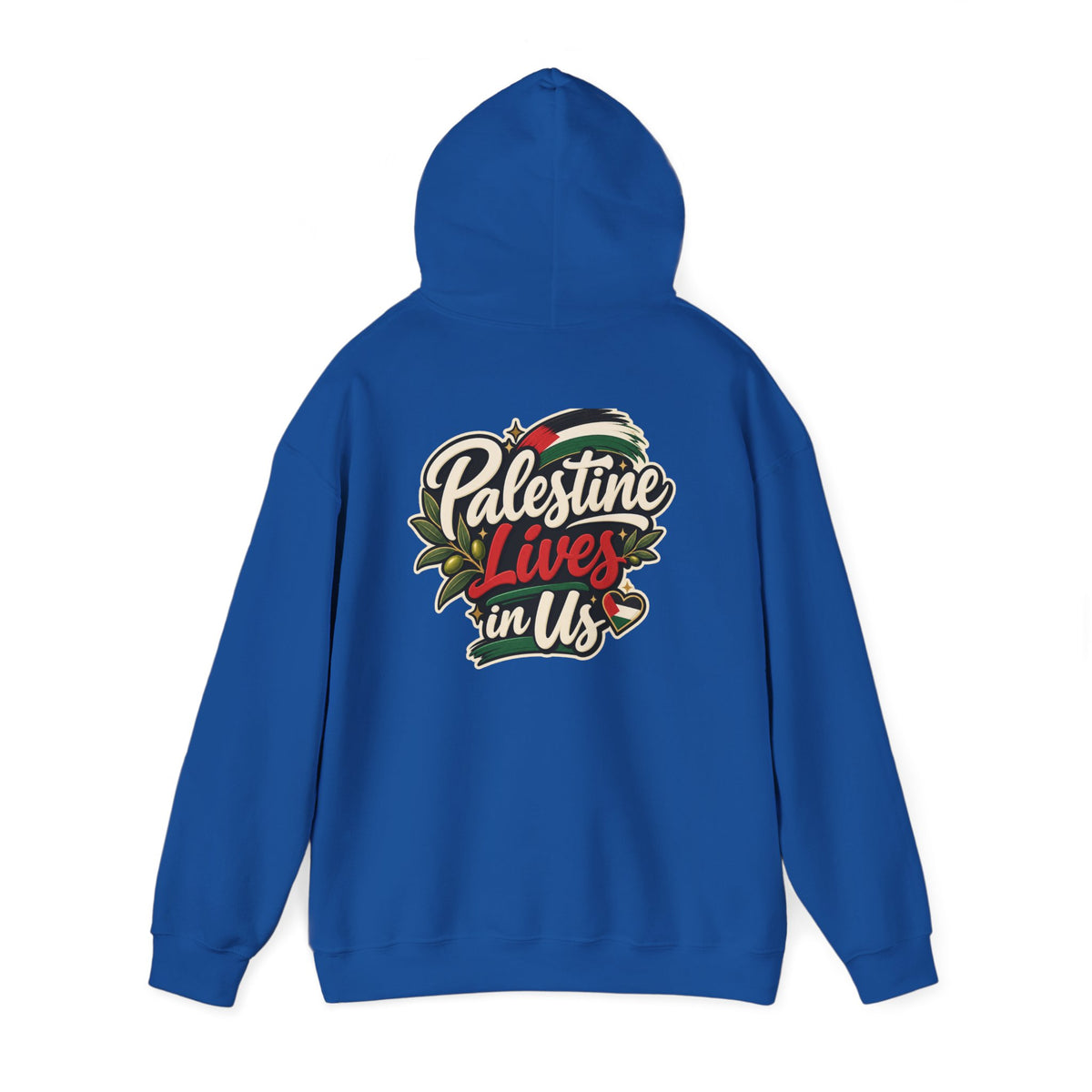 Hoodie — "Palestine Lives in Us" Graphic Hoodie