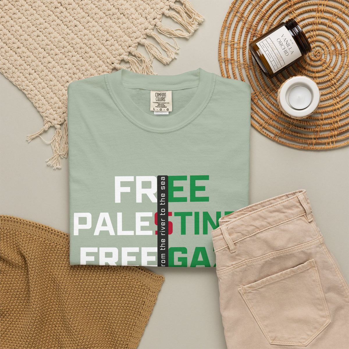 Free Palestine Free Gaza T-Shirt — Political Solidarity Tee