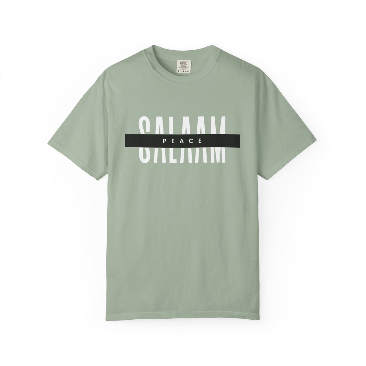Salaam Peace T-Shirt — Minimal Islamic Greeting Tee