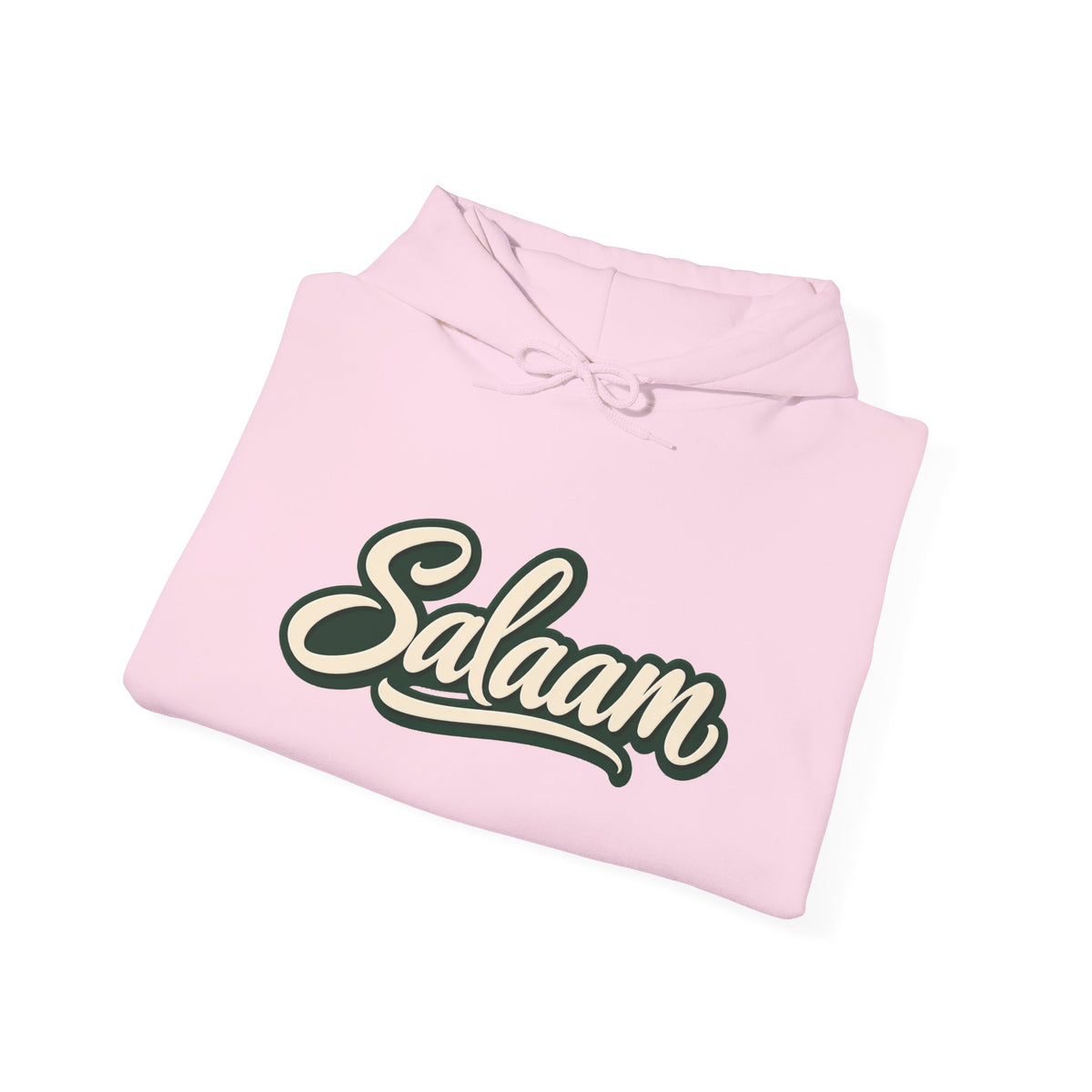 Salaam Hoodie — "Carry Peace Wherever You Go" Cozy Islamic Greeting Sweatshirt