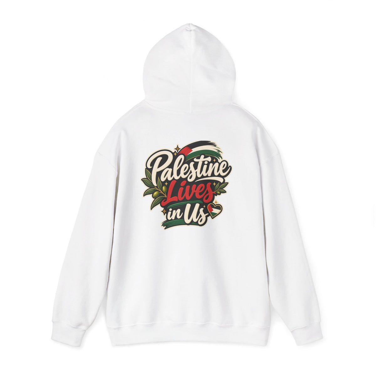 Hoodie — "Palestine Lives in Us" Graphic Hoodie