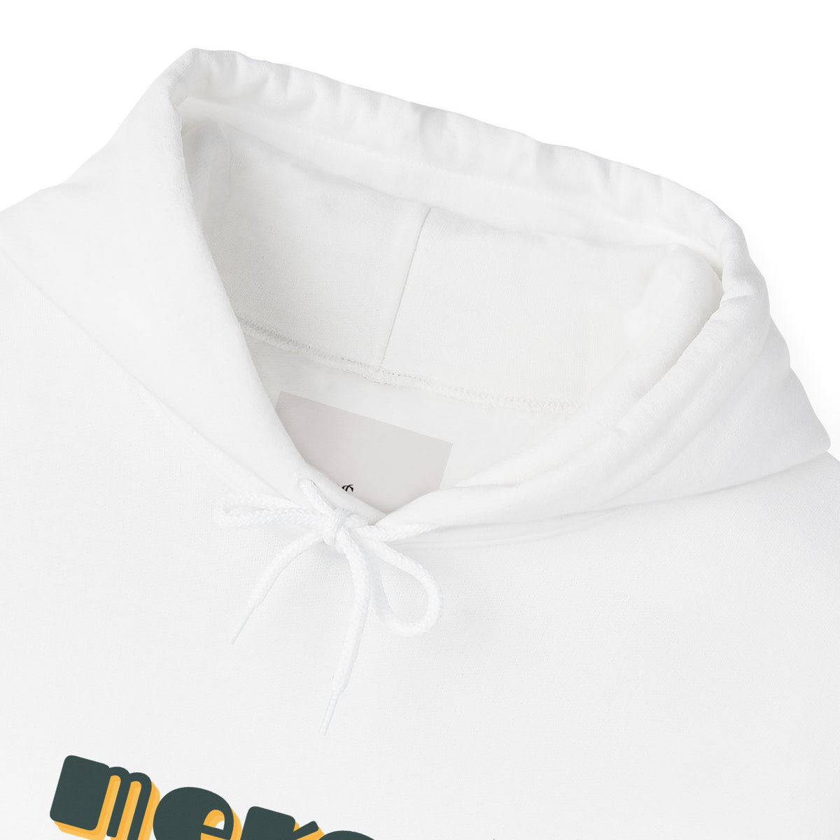 Mercy Retro Text Hoodie — Minimal Spiritual Comfort Sweatshirt