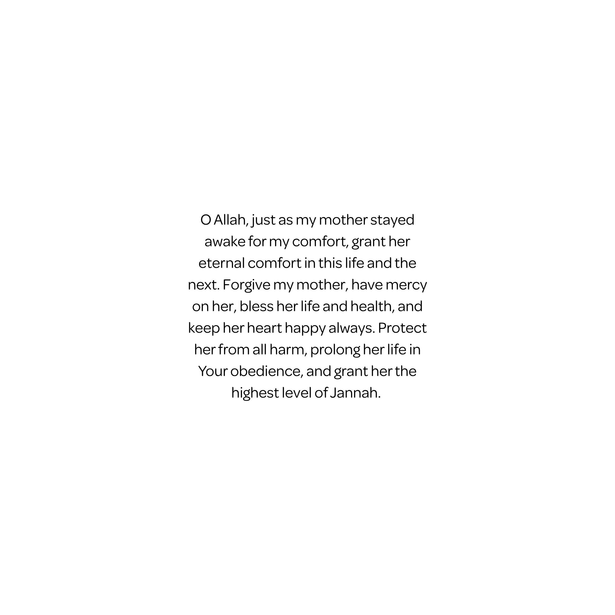Thank You Mom Islamic Greeting Card | Mother's day islamic card