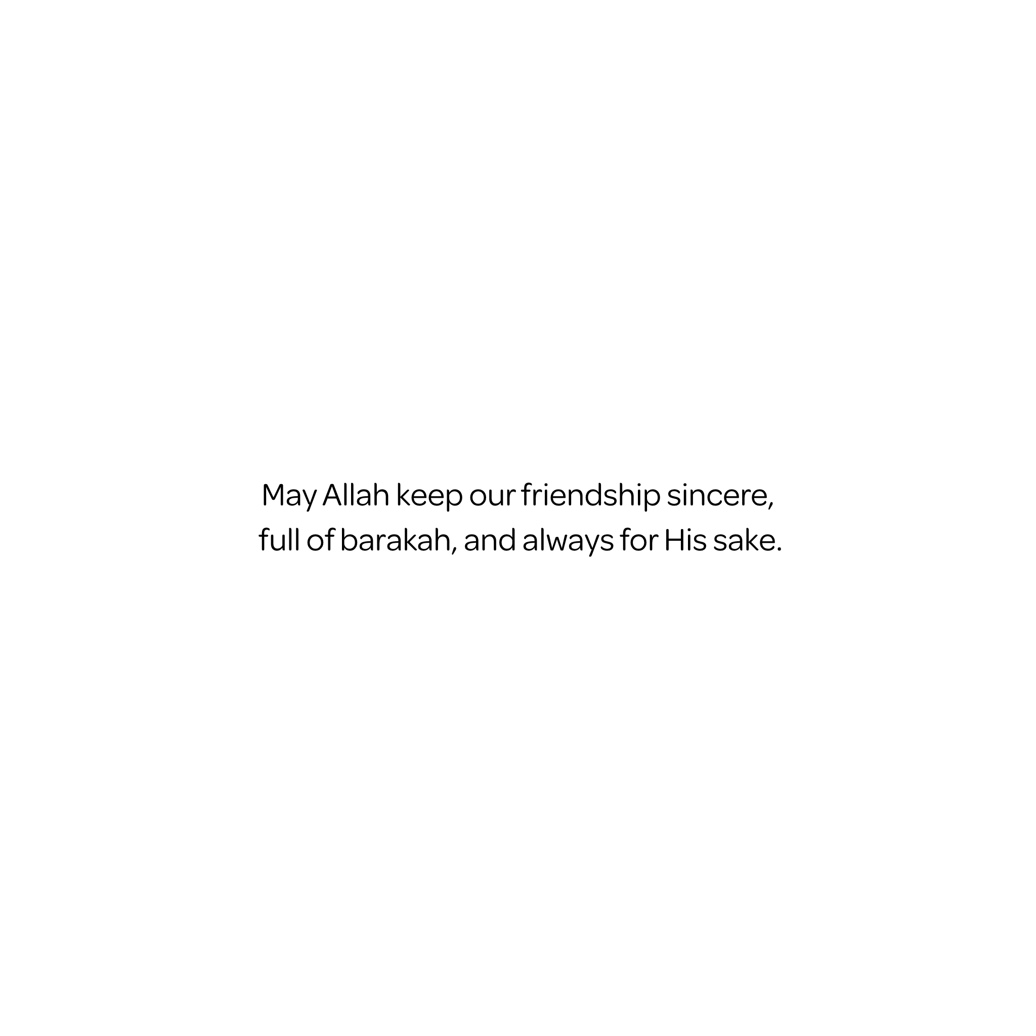 Islamic Friendship Greeting Card