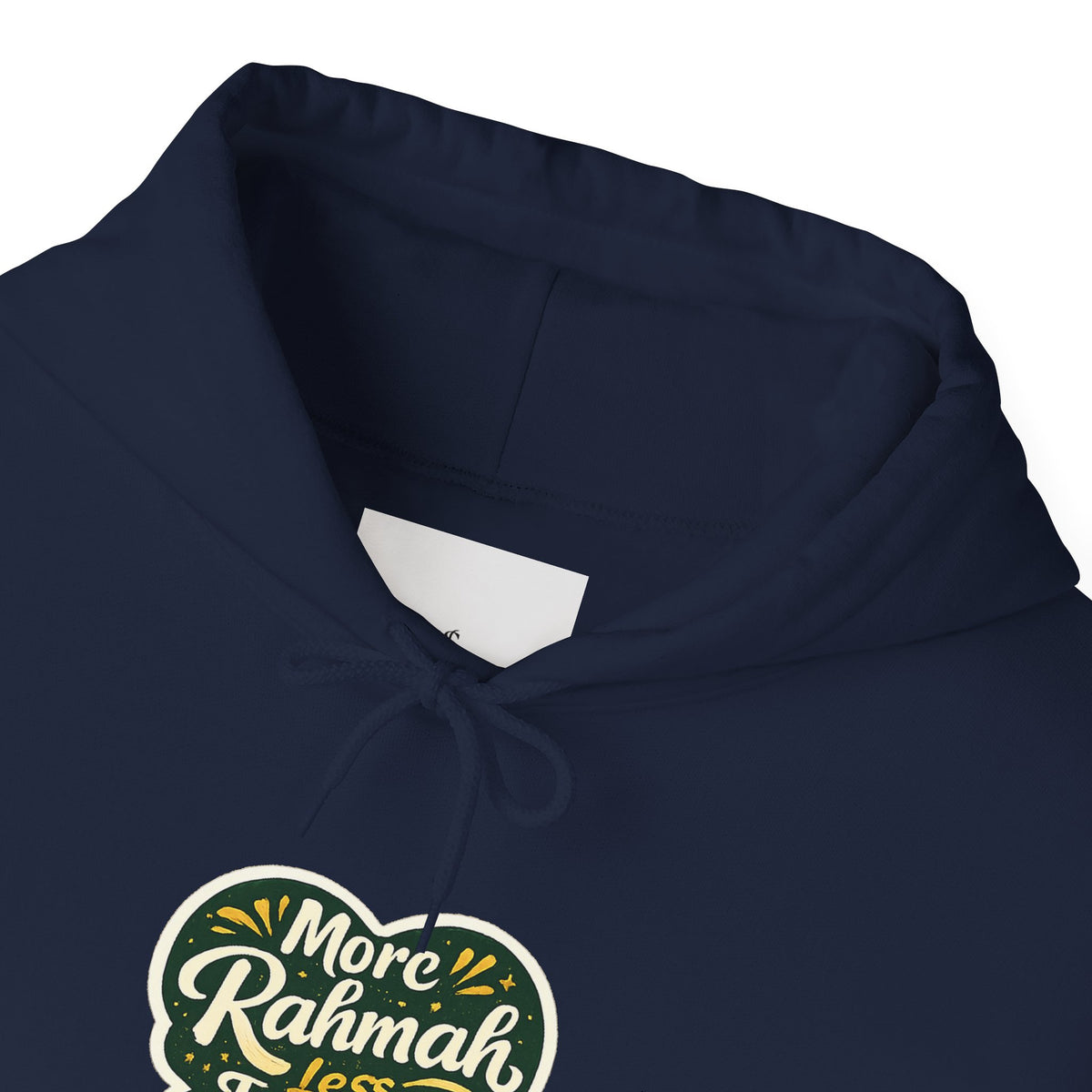 Hoodie — “More Rahmah Less Judgment” Inspirational Islamic Comfort Hoodie
