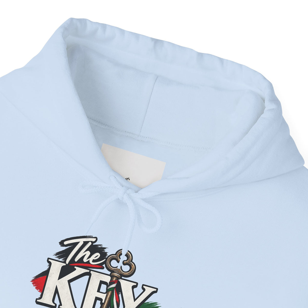 Hoodie — 'The Key Still Fits' Retro Script Logo Pullover