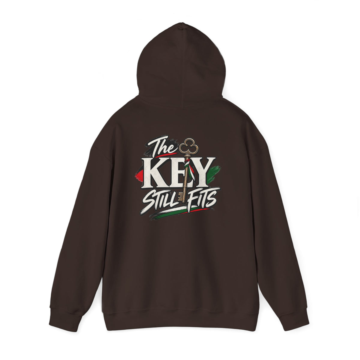 Hoodie — 'The Key Still Fits' Retro Script Logo Pullover
