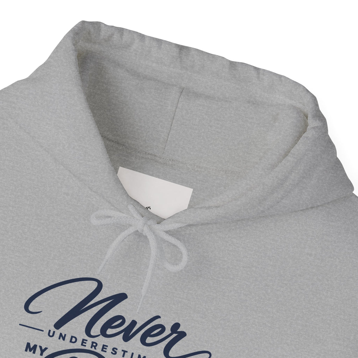 Never Underestimate My Rabb Hoodie — Inspirational Islamic Faith Sweatshirt
