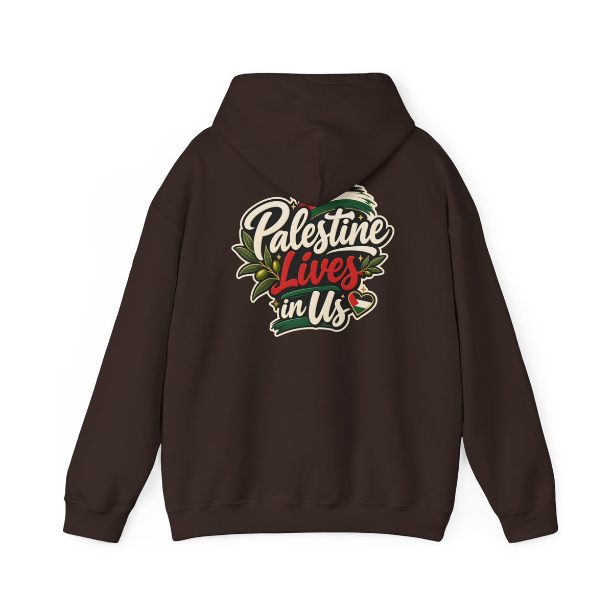 Hoodie — "Palestine Lives in Us" Graphic Hoodie