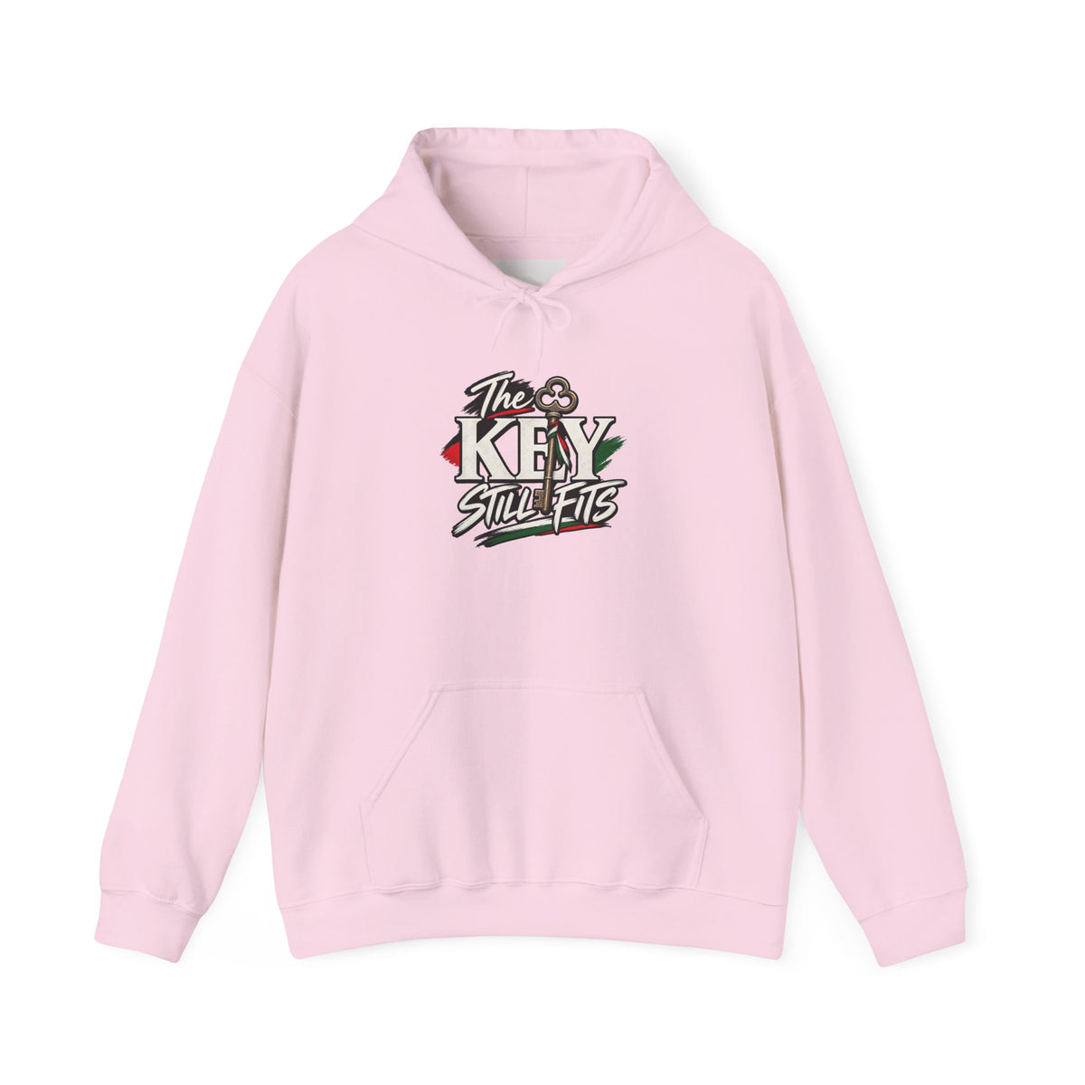 Hoodie — 'The Key Still Fits' Retro Script Logo Pullover
