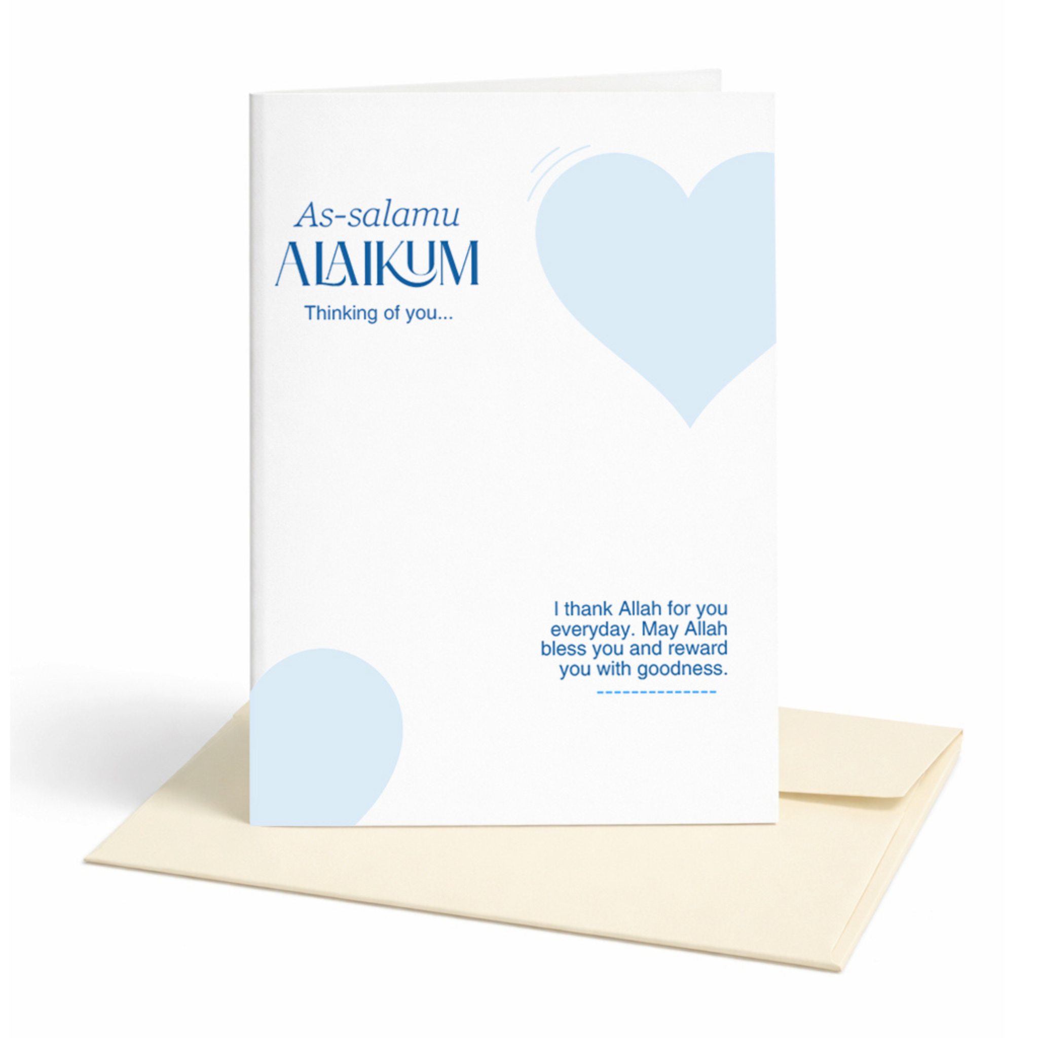 As-salamu Alaikum Thinking of You Islamic Greeting Card