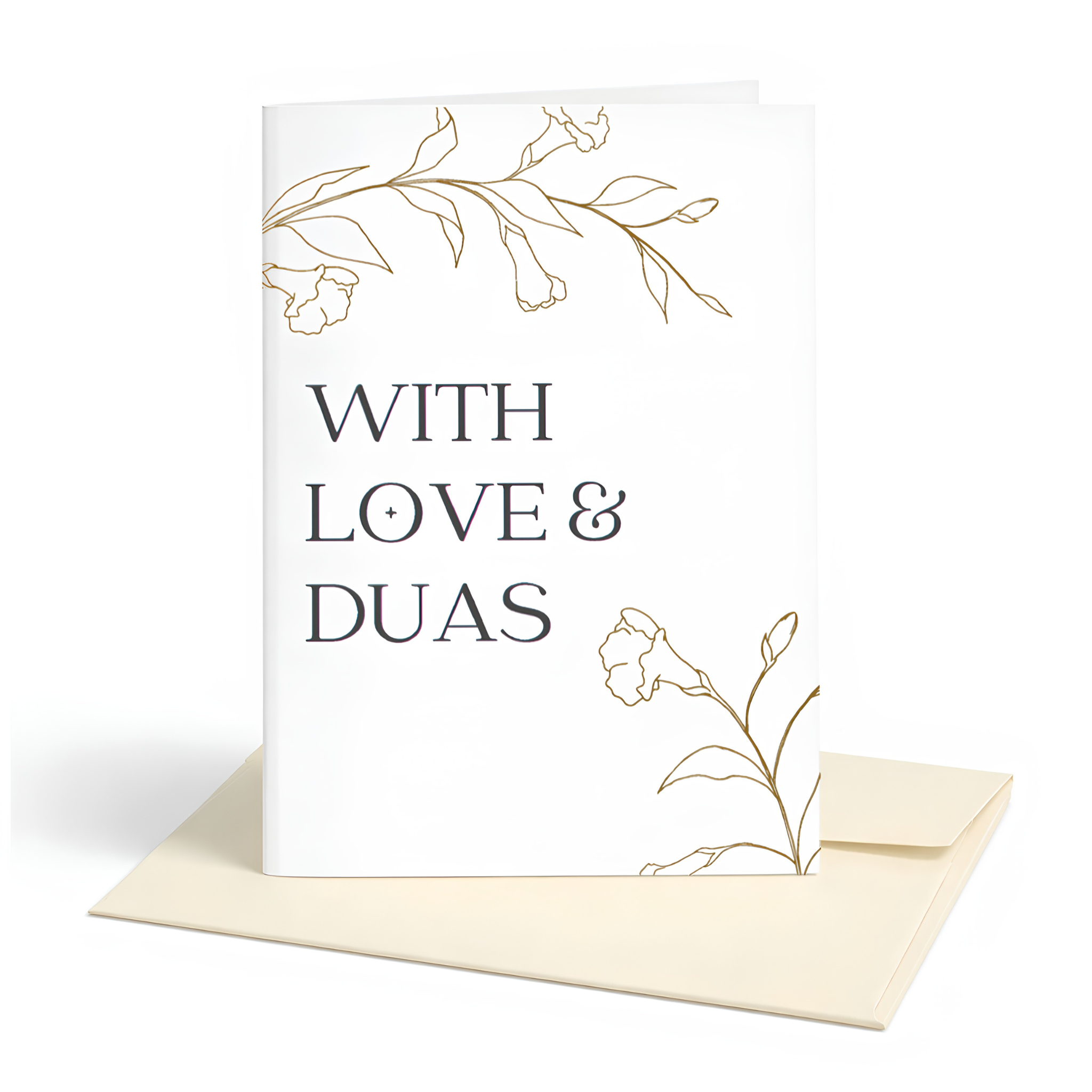 With Love & Du’as Islamic Greeting Card