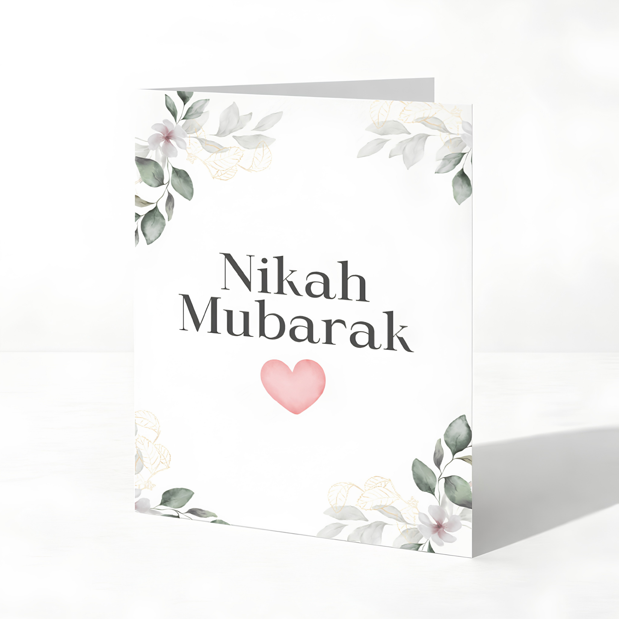Nikah Mubarak Islamic Greeting Card | Nikah Mubarak Card