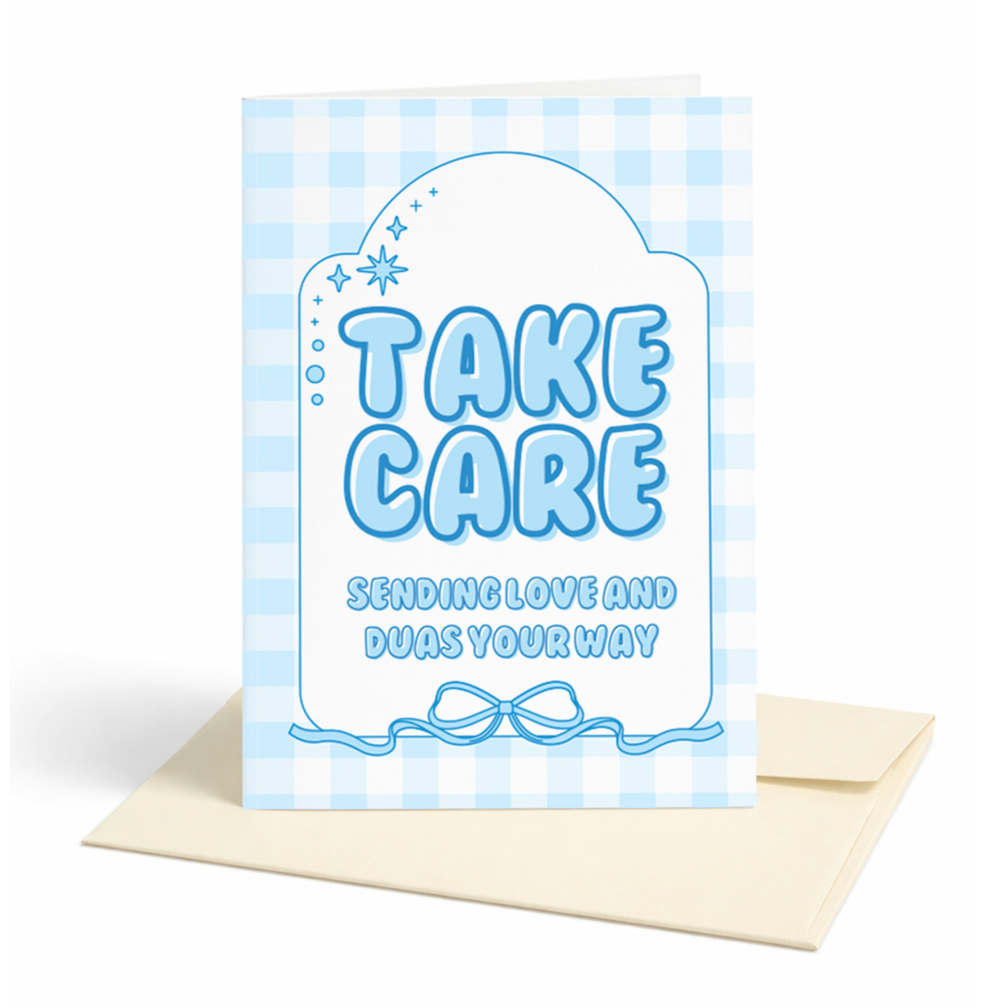 Take Care Sending Love and Du’as Islamic Greeting Card