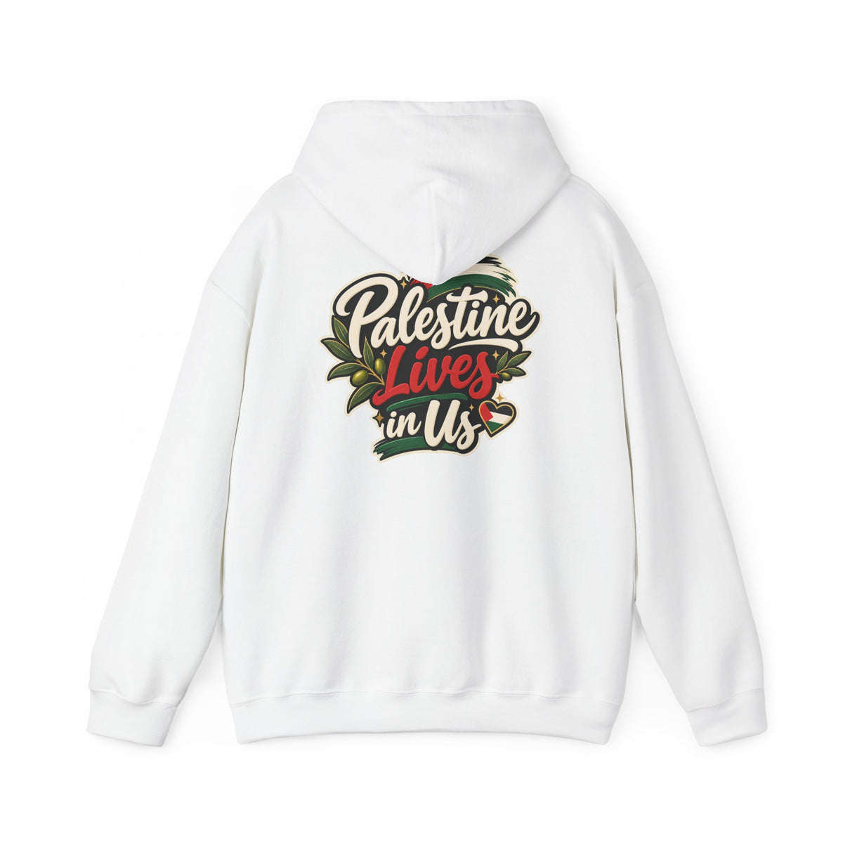 Hoodie — "Palestine Lives in Us" Graphic Hoodie