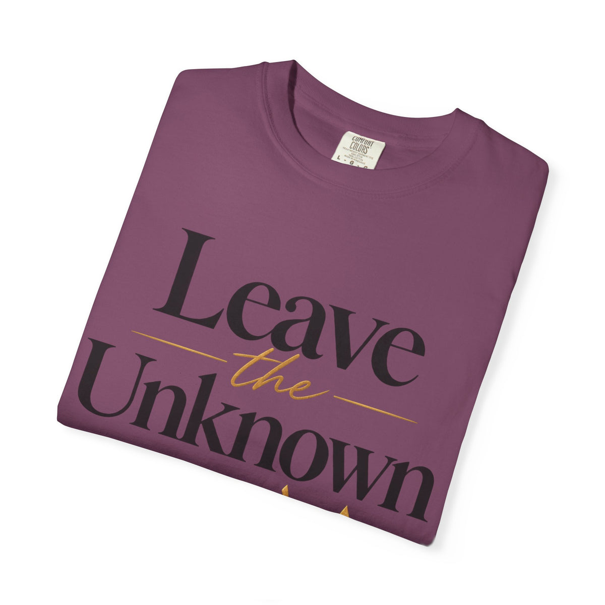 Leave the Unknown With Allah T-Shirt — Islamic Faith Inspirational Tee