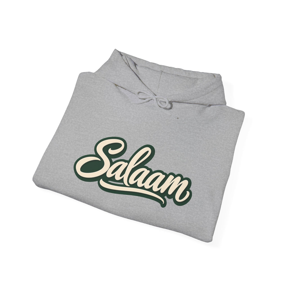 Salaam Hoodie — "Carry Peace Wherever You Go" Cozy Islamic Greeting Sweatshirt
