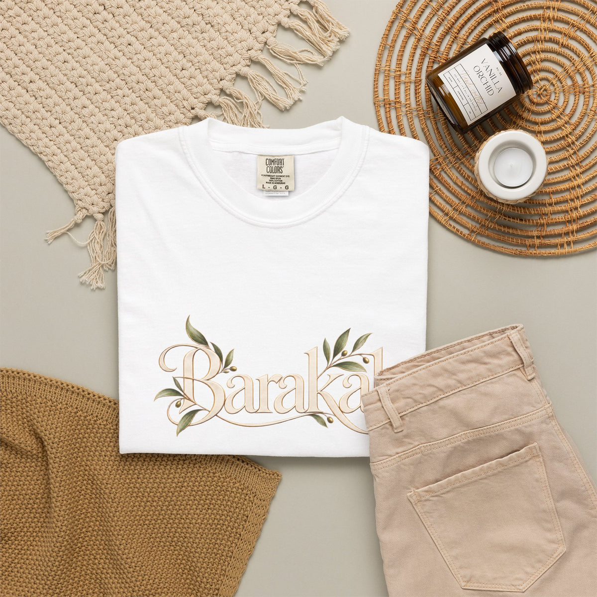 Barakah Floral Script T-Shirt
